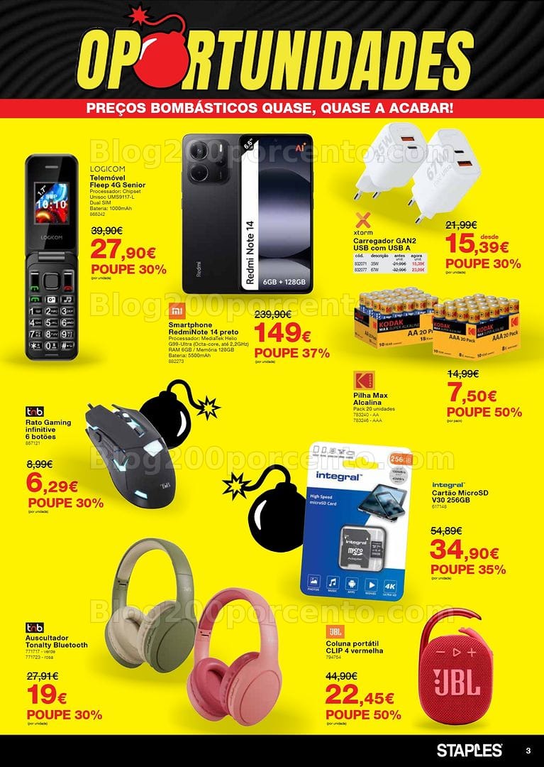 Antevisão Folheto STAPLES Oportunidades Promoções de 1 a 7 junho